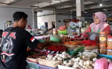Harga Bawang Merah di Pasar Kota Kediri Tembus Rp 60 Ribu