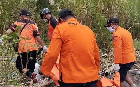 Hilang Tiga Hari, Jasad Pria Tenggelam Sungai Brantas Jombang Ditemukan