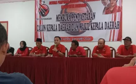 DPC PDI Perjuangan Jombang Buka Pendaftaran Calon Kepala Daerah