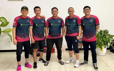 PWI Kota Malang Sabet Juara Lomba Tenis Meja Pemerintah Kota Malang