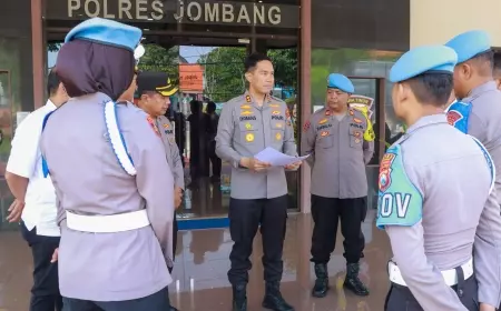 Polres Jombang Amankan Gedung KPU dan Bawaslu Jelang Putusan Sengketa Pilpres