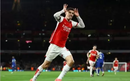 Makin Dekat Gelar Juara Liga Premier; Arsenal Cukur Chelsea
