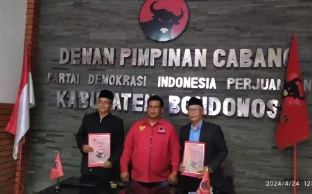 Pilkada Bondowoso, Pasangan ENHA Daftar ke DPC PDI Perjuangan, Ini Visi dan Misinya