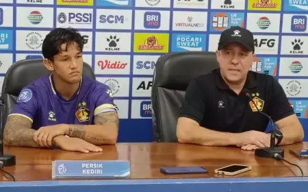Ditahan Imbang PSS Sleman, Pelatih Persik Kediri Lebih Santai