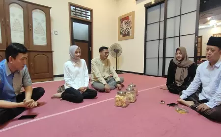 Vinanda Minta Restu Maju Pilwali Ke Ketua PCNU Kota Kediri