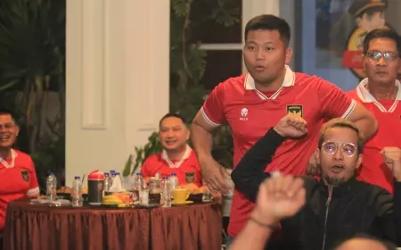 Serunya Nobar di Polres Pasuruan Dapat Doorprize