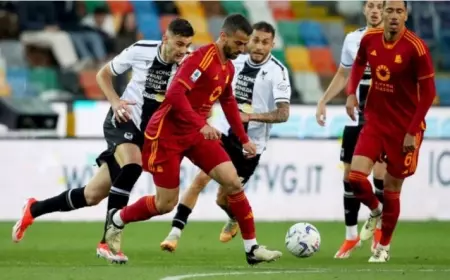 Roma Cetak Gol Dalam Pertandingan 18 Menit Vs Udinese