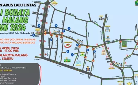 Pawai Budaya, Dishub Kota Malang Siapkan Rekayasa Lalu Lintas