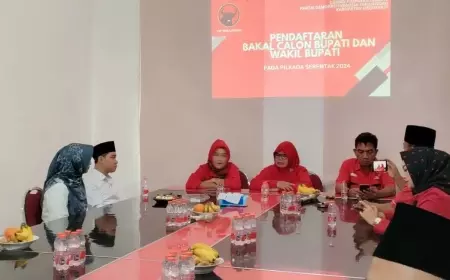 Menuju Pilkada 2024 : Gus Barra Mendaftar ke PDIP Sebagai Bacalon Bupati Mojokerto
