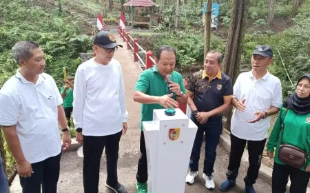 Bupati Jember Luncurkan Exis di Air Terjun 7 Bidadari