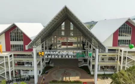 Pasar Induk Among Tani Belum Terisi Penuh