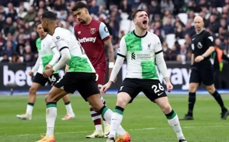West Ham United Pupuskan Asa Liverpool Raih Juara Liga Premier