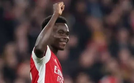 Bukayo Saka Ambisi Samai Ian Wright Saat Derby Lawan Tottenham Hotspur
