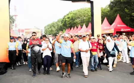 Jalan Santai PWI Jember Bangkitkan Ekonomi Daerah 