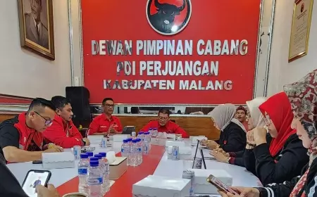 PDI Perjuangan Kabupaten Malang Membuka Penjaringan Bakal Calon Bupati Pilkada 2024, Berikut Jadwalnya