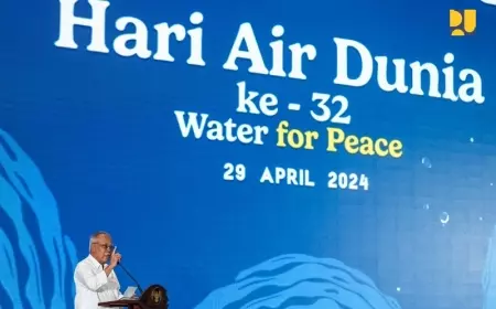 Bertema Water for Peace, Menteri PUPR Ajak Semua Pihak Tingkatkan Pengelolaan Air