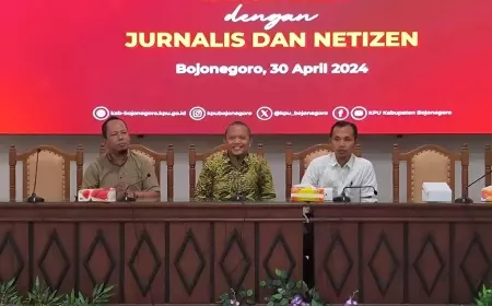 KPU Bojonegoro Sosialisasi Pilkada ke Jurnalis dan Netizen