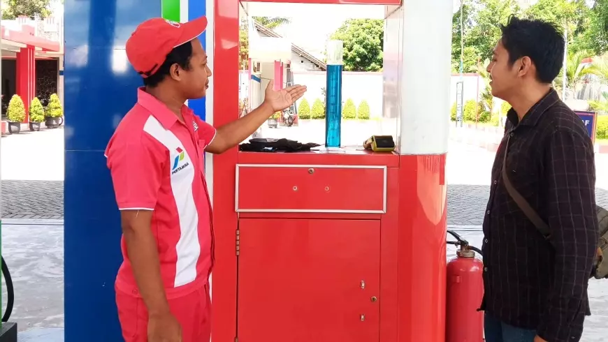 Cegah Penjualan BBM Bercampur Air, Polisi di Blitar Pantau Sejumlah SPBU