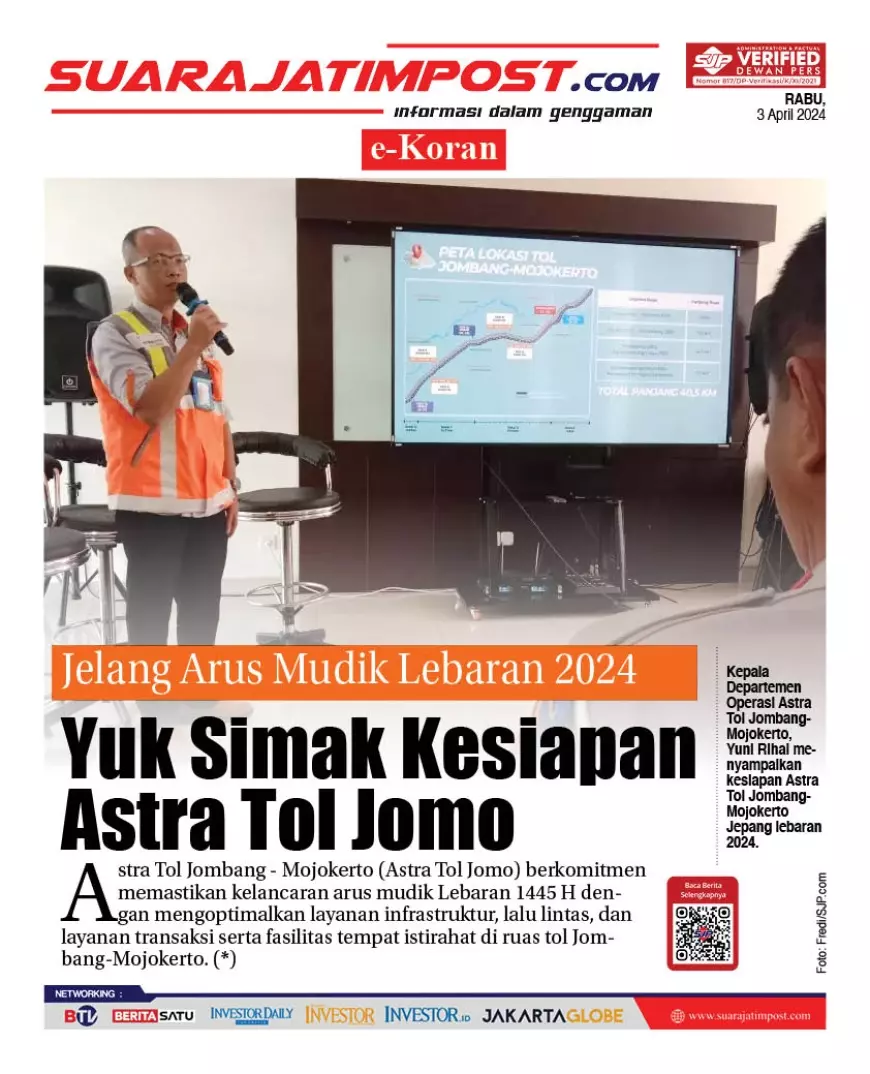 eKoran, Edisi Rabu, 3 April 2024