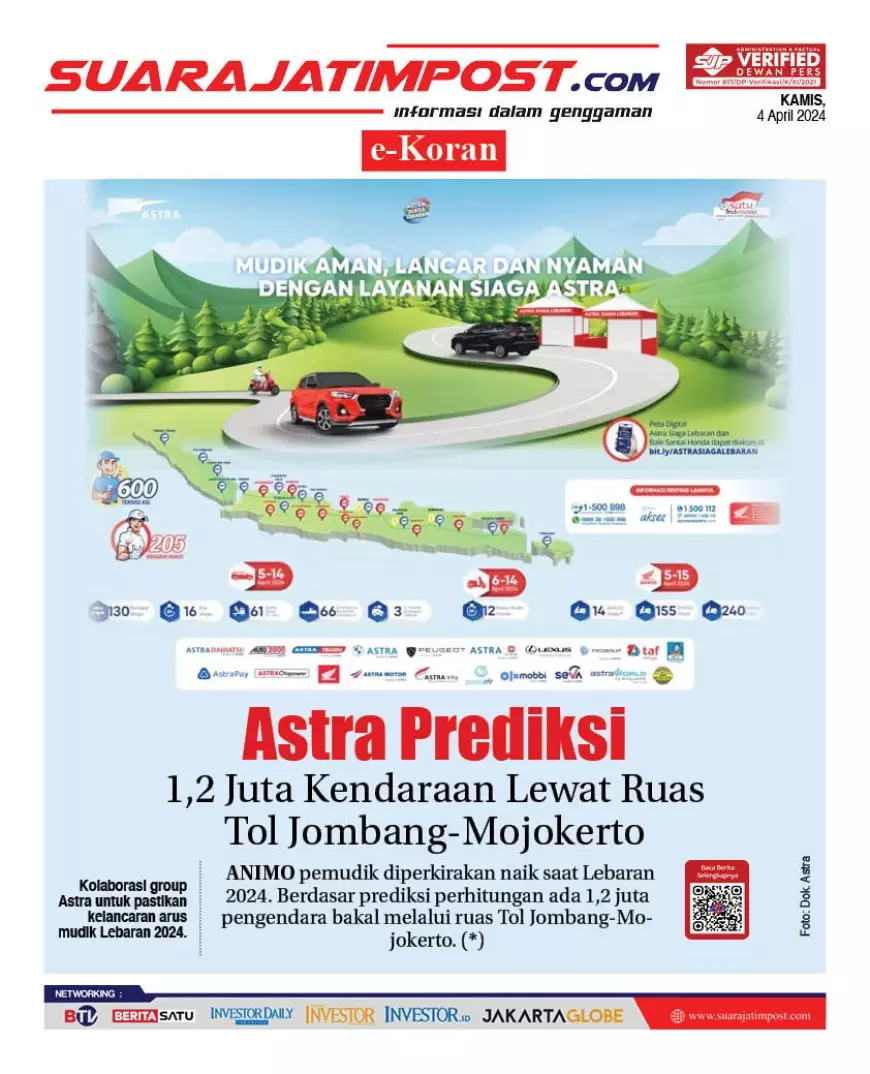 eKoran, Edisi Kamis, 4 April 2024