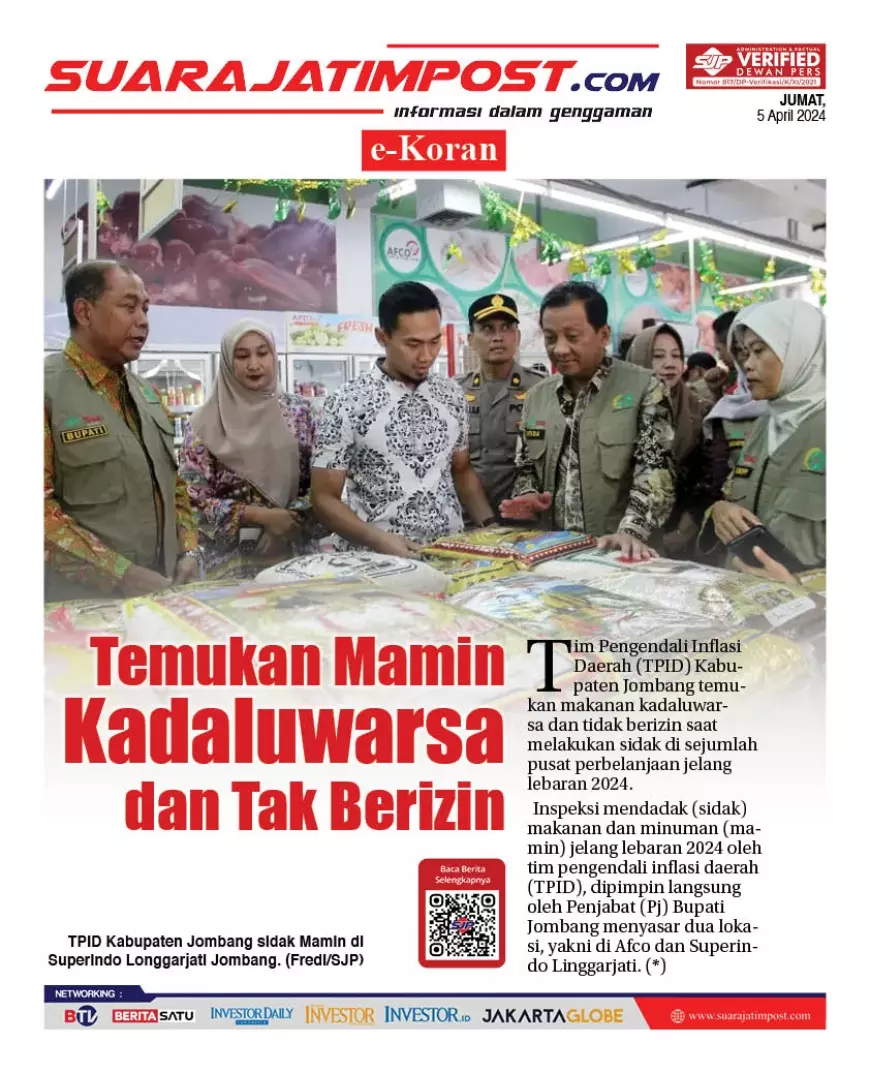 eKoran, Edisi Jumat, 5 April 2024