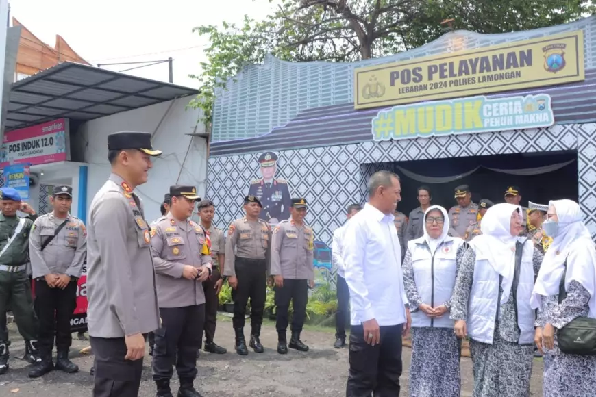 Sinergitas  Polres Lamongan dan Polda Jatim Suksesnya Operasi Ketupat Semeru 2024