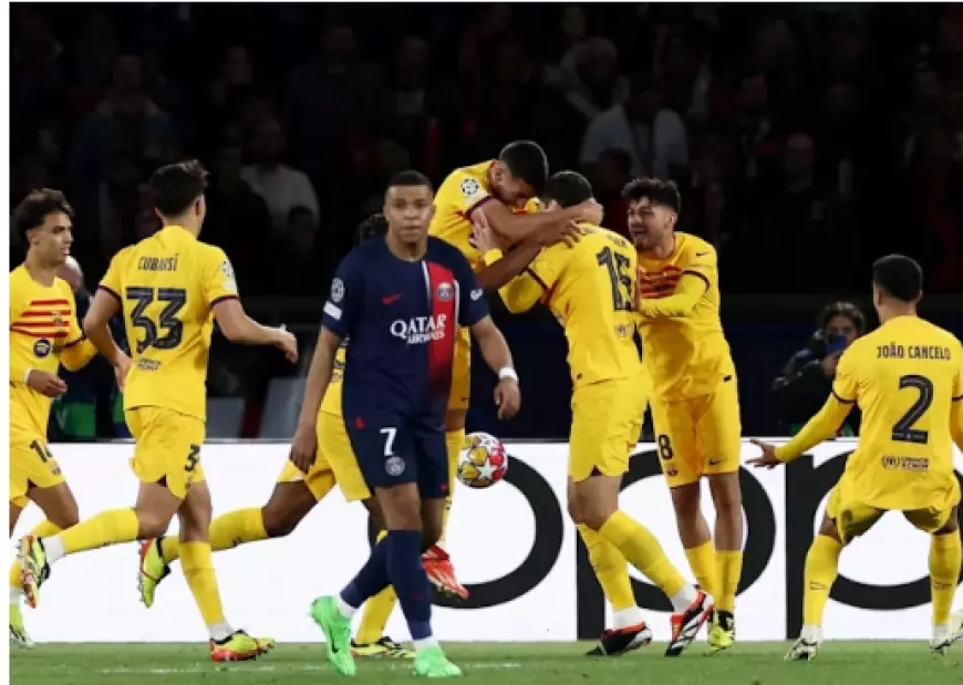 Barcelona Kuasai Kandang Paris Saint-Germain di Leg Pertama Perempat Final Liga Champions