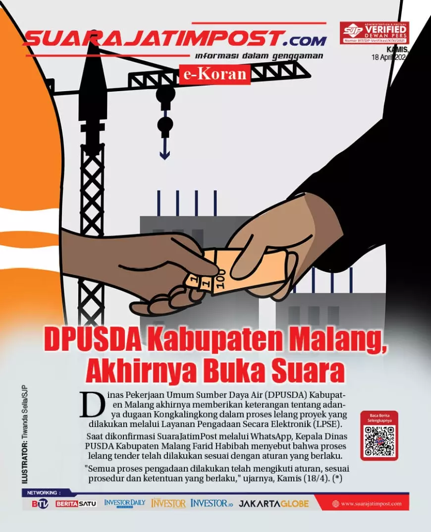 eKoran, Edisi Kamis, 18 April 2024