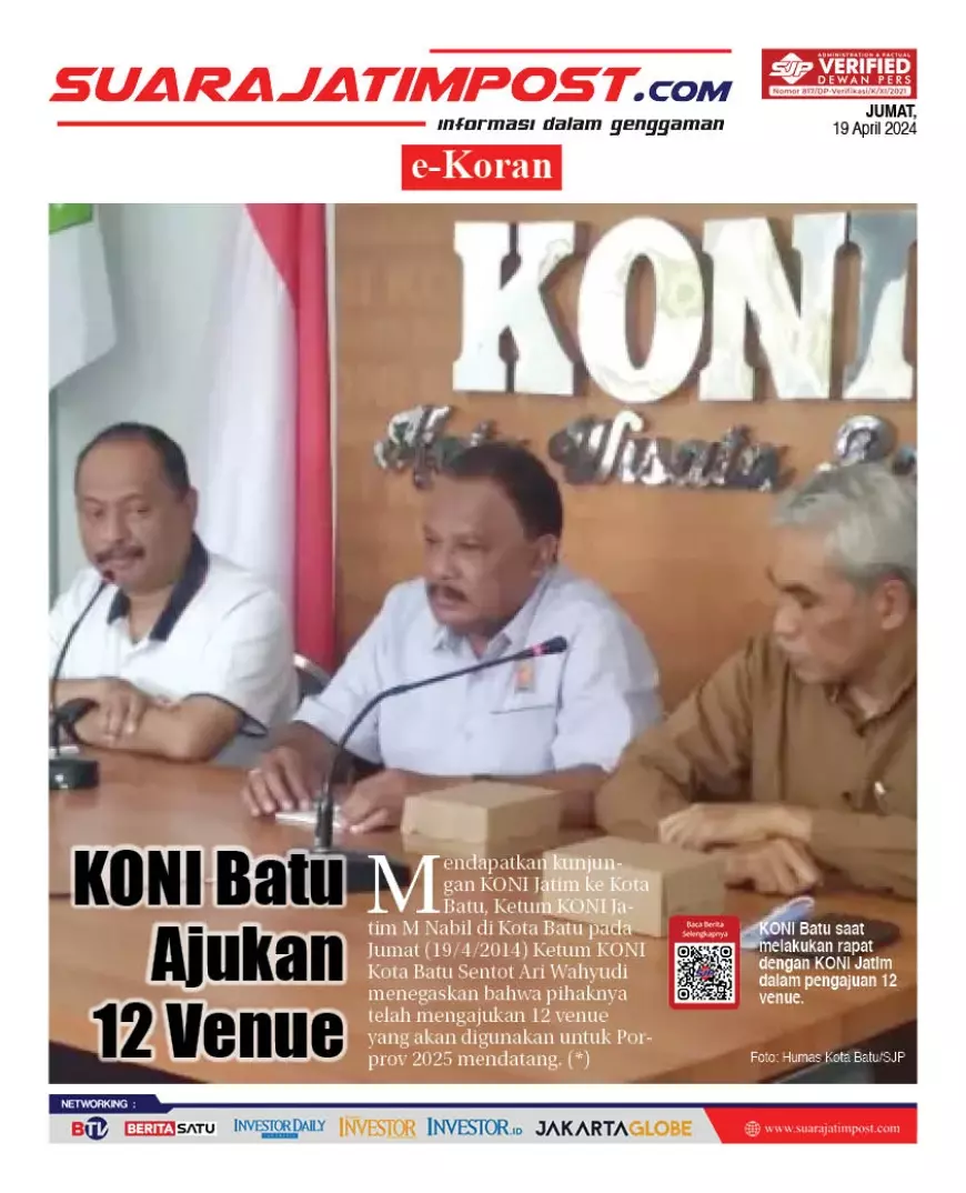 eKoran, Edisi Jumat, 19 April 2024