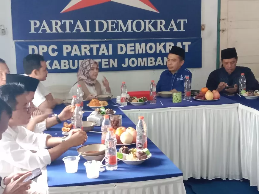 DPC Gerindra Jombang Kunjungi Markas Partai Demokrat, Jajaki Potensi Koalisi Jelang Pilbup