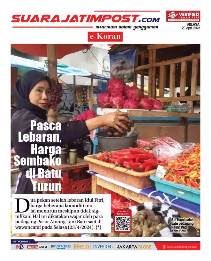 eKoran, Edisi Selasa, 23 April 2024