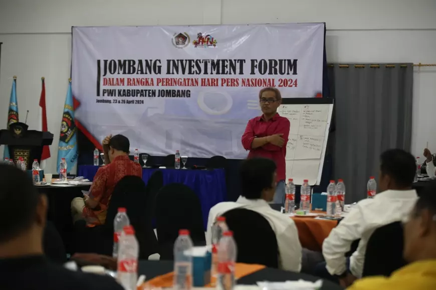 Rangkaian HPN 2024, PWI Jombang Gelar 'Jombang Investment Forum' Bareng Pelaku Usaha