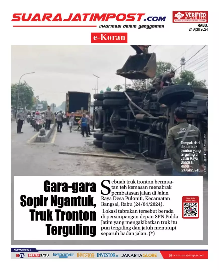 eKoran, Edisi Rabu, 24 April 2024