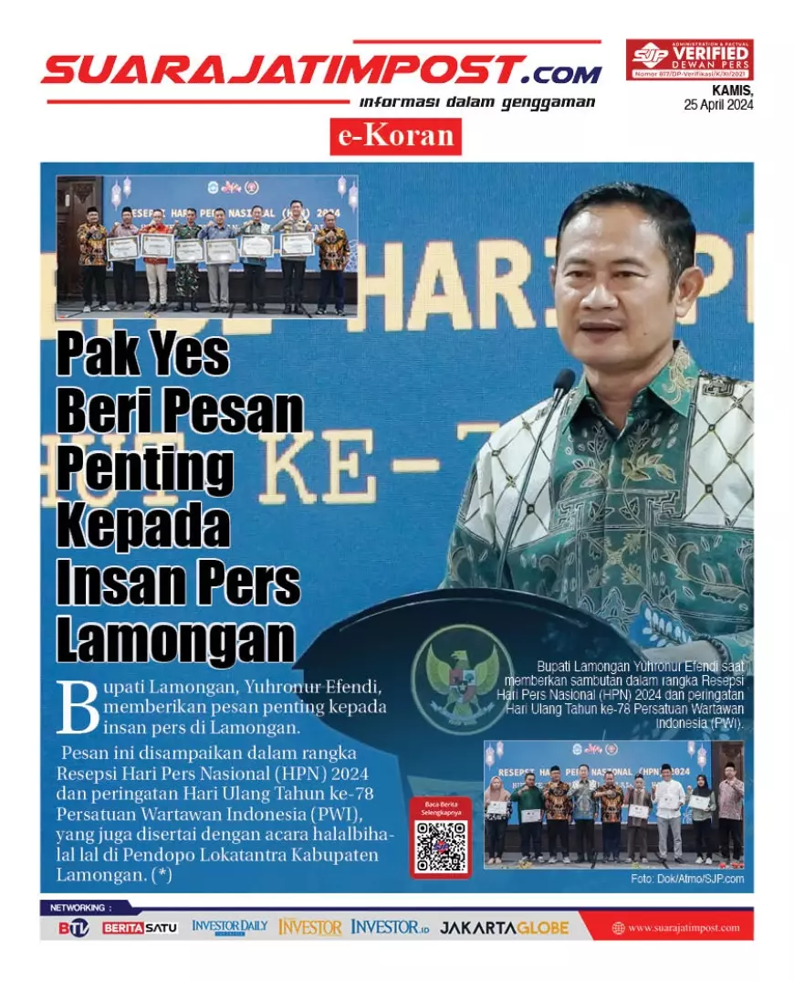 eKoran, Edisi Kamis, 25 April 2024