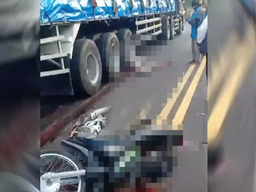 Pemotor Meninggal Dunia Usai Tertabrak Truk Tronton di Jalan Kolonel Sugiono Malang