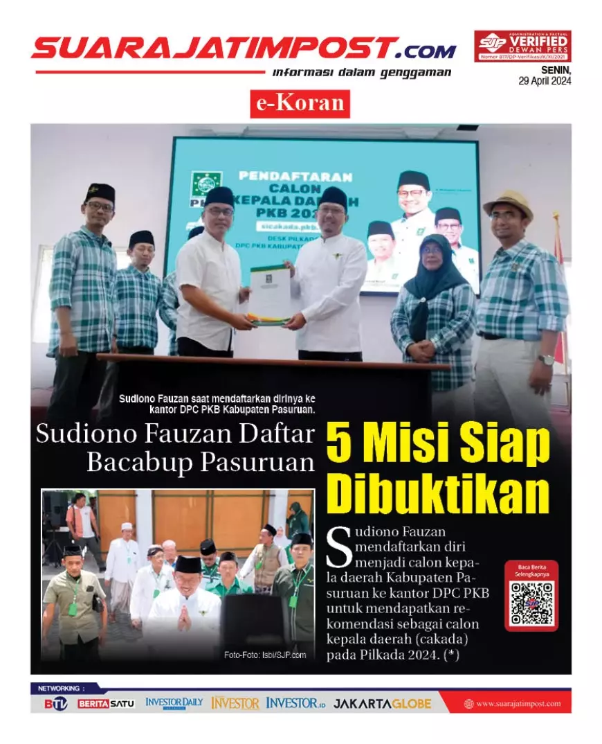 eKoran, Edisi Senin, 29 April 2024