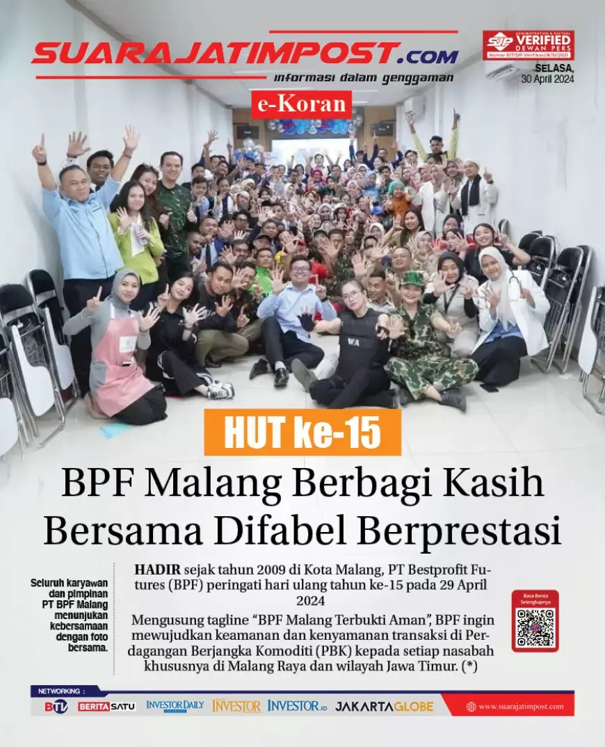 eKoran, Edisi Selasa, 30 April 2024