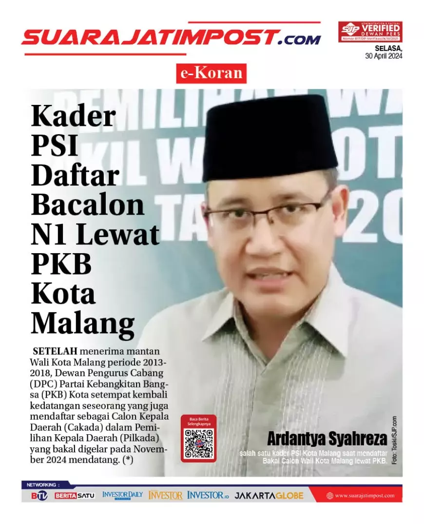 eKoran, Edisi Selasa, 30 April 2024
