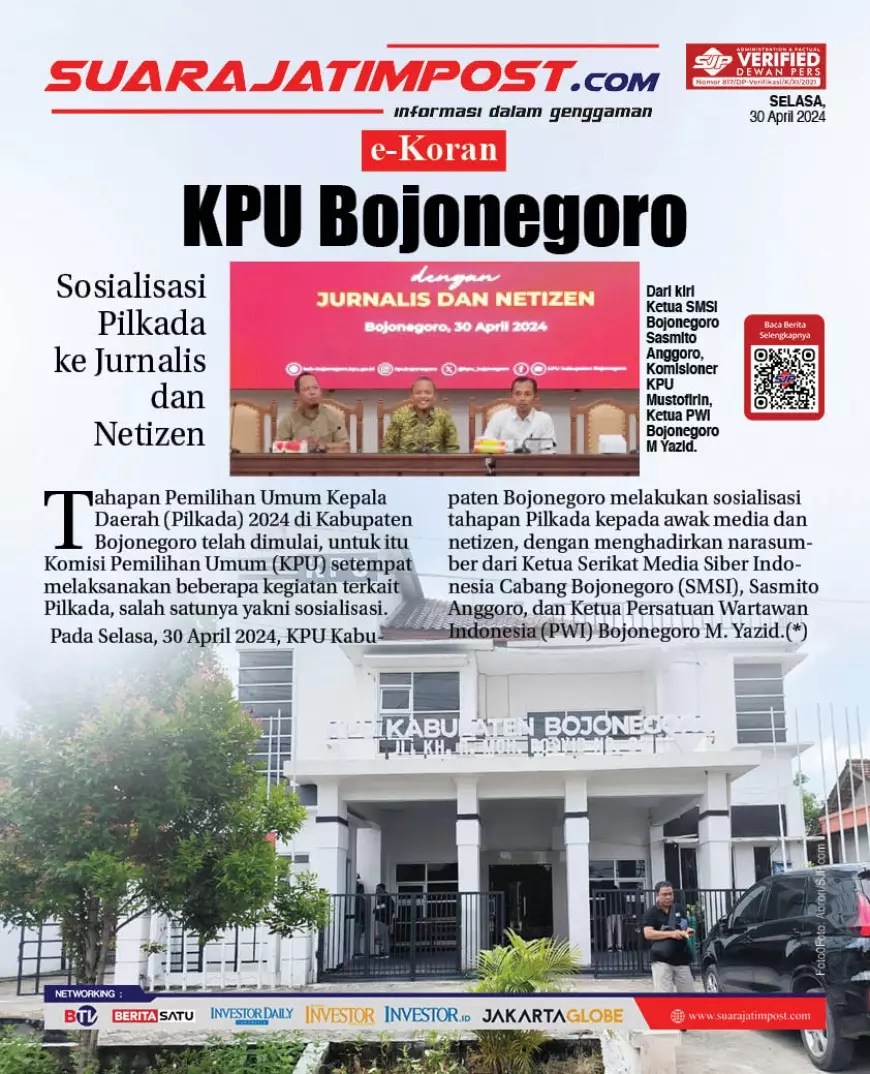eKoran, Edisi Selasa, 30 April 2024