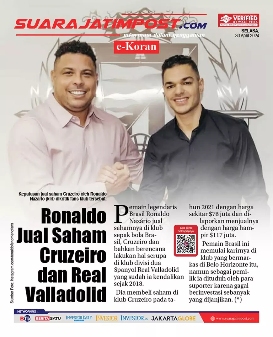 eKoran, Edisi Selasa, 30 April 2024