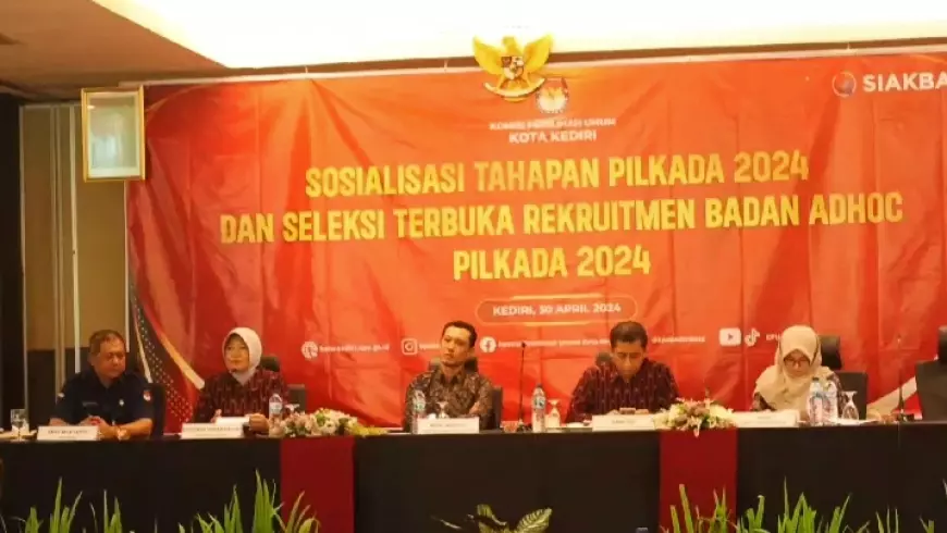 KPU Kota Kediri Paparkan Jadwal dan Syarat Pendaftaran Jalur Independen Pilkada 2024