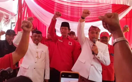 Momentum Hardiknas Dipilih Pasangan Incumbent Eri-Armuji Maju Pilwali 2024