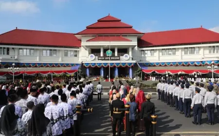 Banyaknya Status Non-ASN Bagi Guru di Kota Malang, Warnai Peringatan Hardiknas di Kota Malang