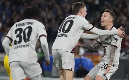 Kalahkan AS Roma, Bayer Leverkusen Perpanjang Rekor Tak Terkalahkan 47 Kali