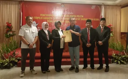 Tetapkan Perolehan Kursi DPRD, KPU Kota Kediri Ingatkan Soal LHKPN