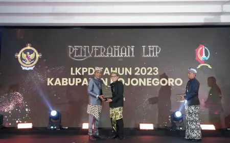 Pemkab Bojonegoro Raih Penghargaan WTP 10 Kali Berturut-turut