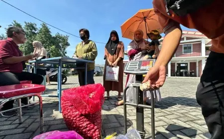 Harga Bawang Merah Meroket, Pemkot Mojokerto Lakukan Operasi Pasar