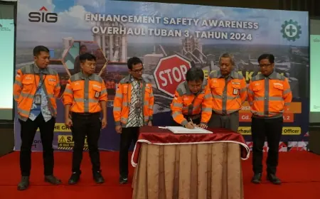 SIG Pabrik Tuban Tekankan Komitmen Budaya Keselamatan Kerja
