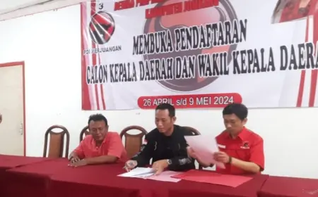 Sejak Pembukaan, DPC PDI Perjuangan Jombang Belum Menerima Pendaftar Untuk Pilkada 2024