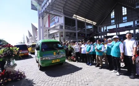 Angkutan Gratis Bagi Siswa Dilaunching. 48 Armada Siap beroperasi di Setiap Jalur Lintas Sekolah